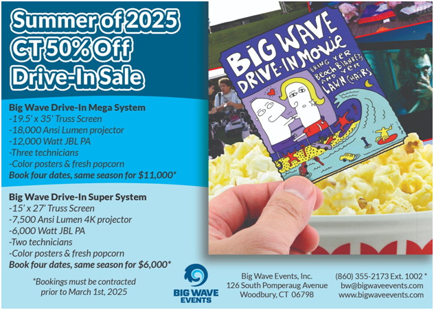 Bookings must be contracted prior to March 1st, 2025
